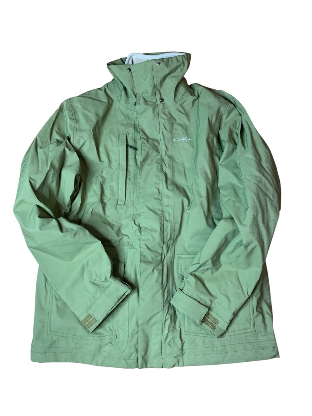 Oakley Olive Green Fleece Lined Ski Snowboard Outdoor Jacket Large